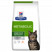 Hills Prescription Diet Metabolic - диета за намаляване на наднормено телесно тегло при котки 1.5 кг.